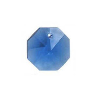 Crystal Octagon - Sapphire x 14mm