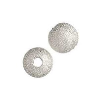 Stardust Beads - Silver Plated 6mm x 10