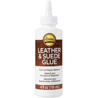 Leather & Suede Glue Aleene's Premium Quality - bond rhinestones, bead work, fringe