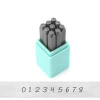 Impressart Number Metal Punch Stamp Set - Basic Bridgette x 3mm