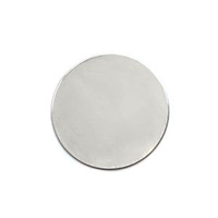 Metal Stamping Blank - 24ga Nickel Silver Circle x 12.5mm