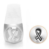 Impressart Metal Design Stamp - Breast Cancer Outline Ribbon