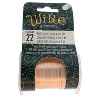 Beadsmith Craft Wire - Tarnish Resistant Rose Gold x 22ga