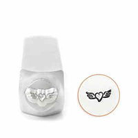 Impressart Metal Design Stamp - Heart With Wings