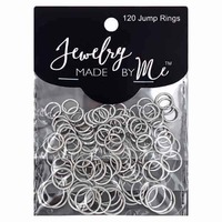 Jump Rings Silver Plated Mix - 8mm, 10mm & 12mm x 120 Pieces