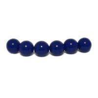 Slate Blue Large Vintage Lucite Bead