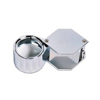 Jewellers Magnifying Loupe Large 10x Silver