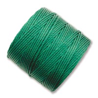 Beadsmith S-Lon Nylon Beading Cord Tex210 - Green x 77 Yards