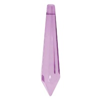 Crystal Icicle Drop - Pink x 80mm