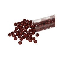 Czech Glass Seed Beads Size 6/0 - Opaque Medium Brown