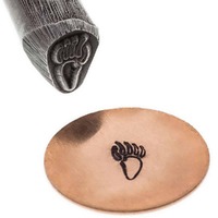 Metal Stamping Tool Specialty Steel Design Stamp - Bear Claw