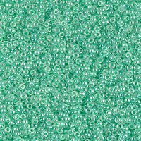 Miyuki Glass Seed Beads - Size 15/0 x Mint Green Ceylon