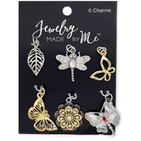 Outdoor Charms - Silver and Gold 6 piece pack