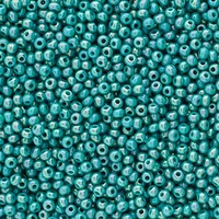 Czech Glass Seed Beads Size 10/0 - Turquoise AB