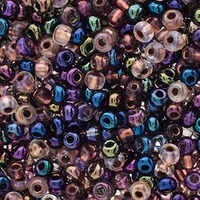 Czech Glass Seed Beads Size 6/0 - Greek Marble Mix