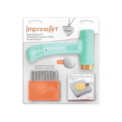 ImpressArt Metal Stamp Kit for making handstamped jewellery