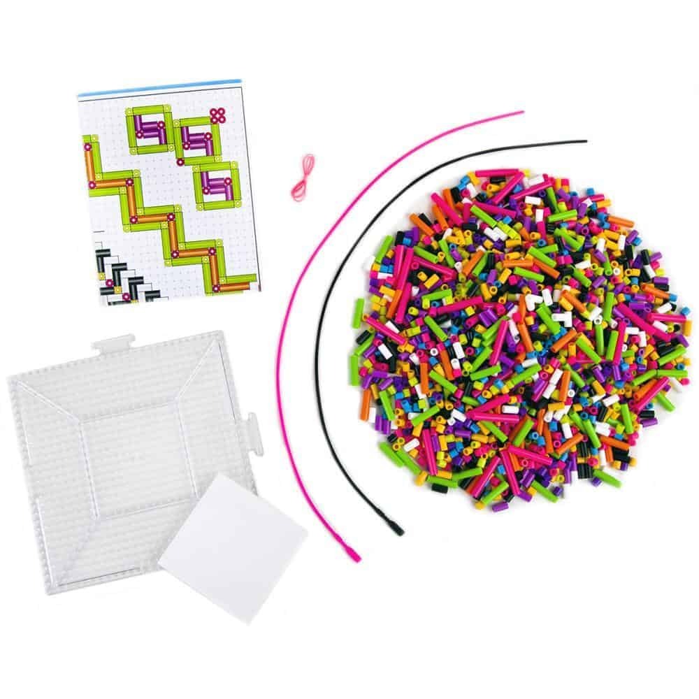 Perler Fused Beads n Rods Craft Kit Neon Jewellery