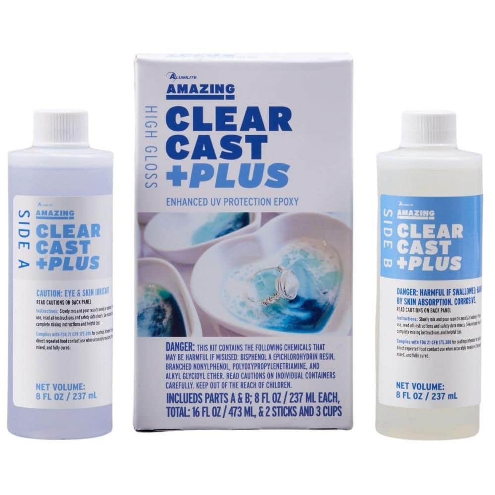 Amazing Clear Cast Epoxy 8oz kit (16oz total)