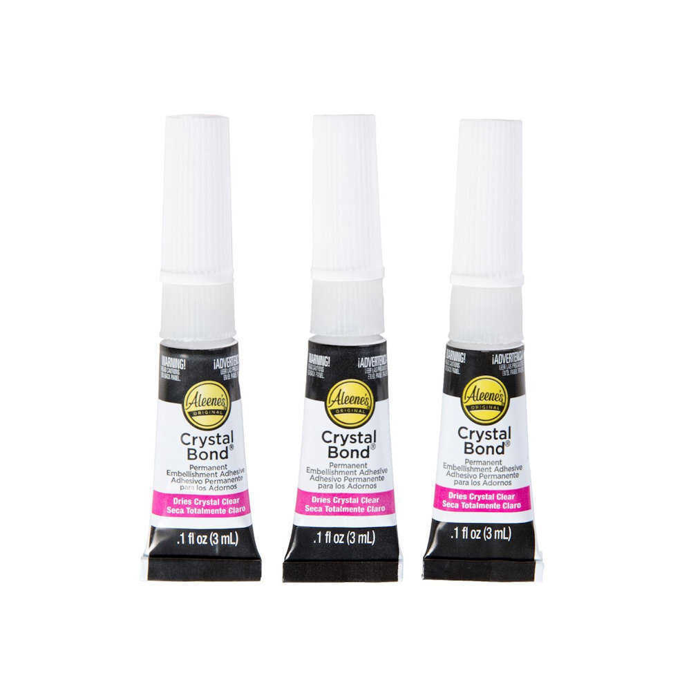 Aleene's Crystal Bond Adhesive Glue Pack of 3 Tubes