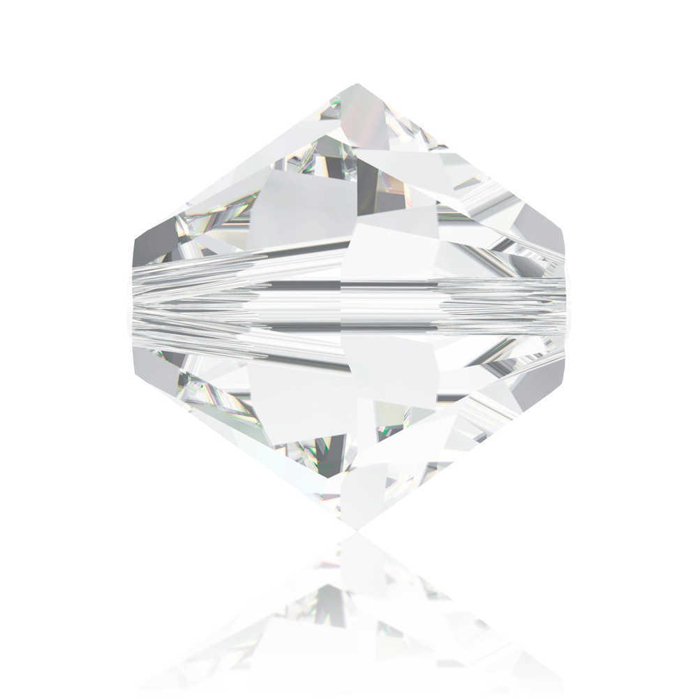 Swarovski Crystal Bicone Beads - Crystal 4mm x 20