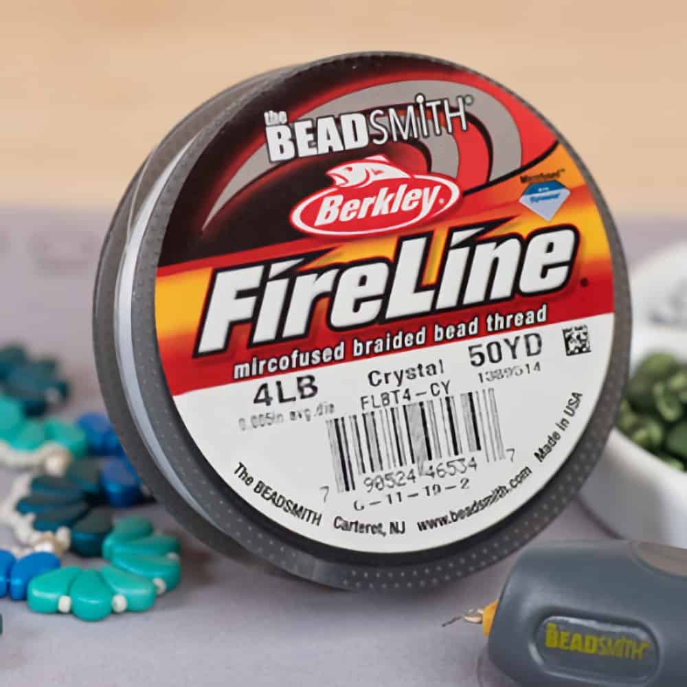 FireLine Black Satin 4lb Beading Thread 15 Yard Spool
