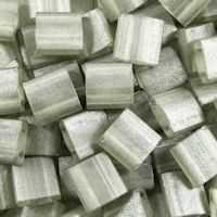 Tila Beads - Miyuki Two Hole Flat Square - Transparent Oyster Luster 5mm x 7.2Grams