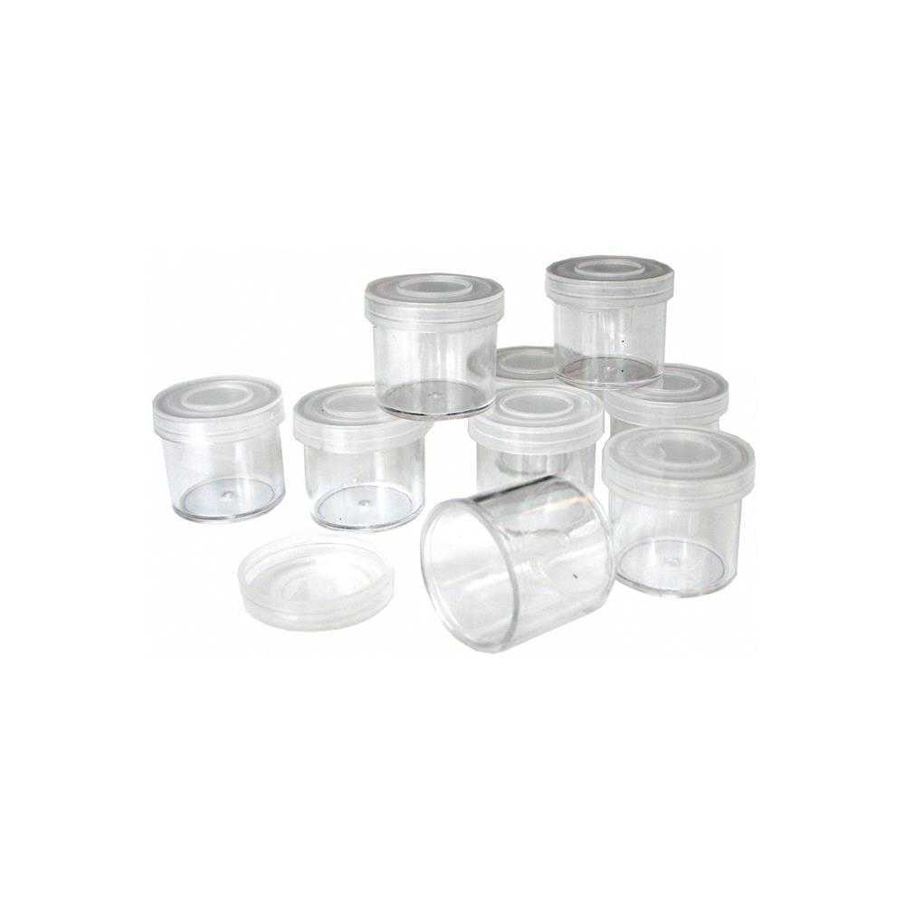 Bead and Craft Plastic Storage Container Jars