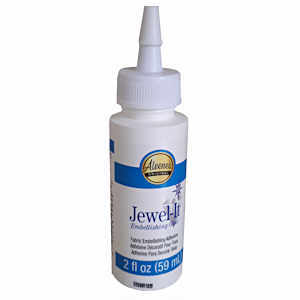 Aleene's Jewel-It Fabric Embellishment Adhesive Glue x 2Floz