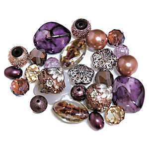 Inspirational Bead Mix - Sugar Plum x 50Grams