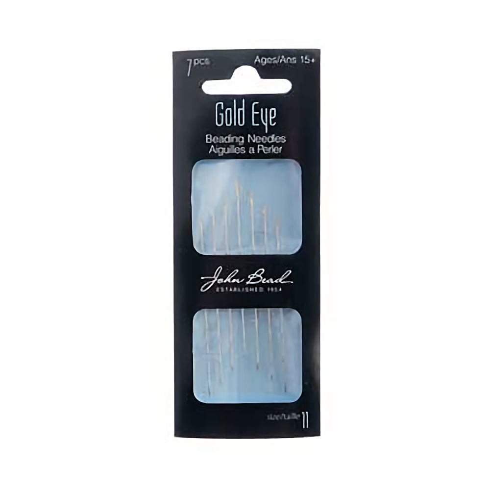 Dazzle-It Gold Eye Beading Needles - Size 11 - Pack Of 7