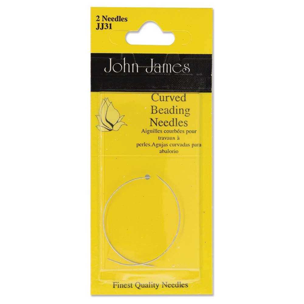 John James Curved Beading Needles - Size 10 x Twin Pack