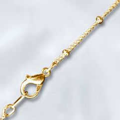 Satellite Chain Necklace - Gold Plated x 18"