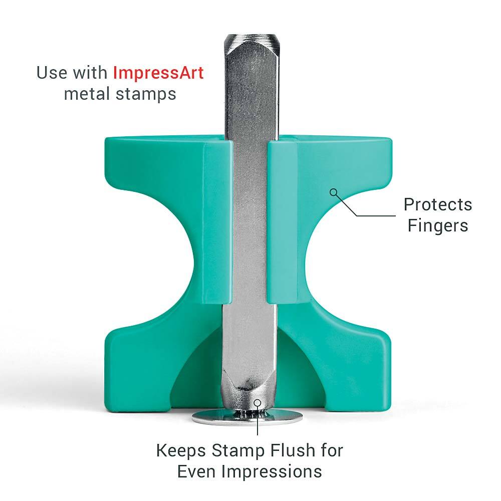 Impressart Simple Strike Jig With Heart Design Stamp x 4mm