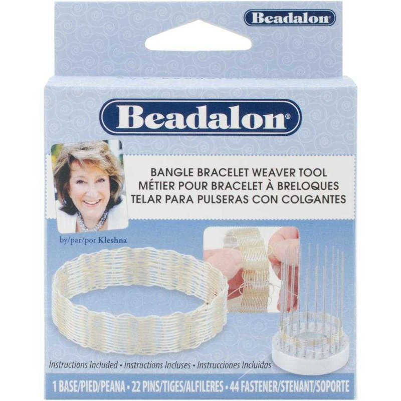 Beadalon Bangle Bracelet Weaver Tool - Weave intricate bracelets with ease