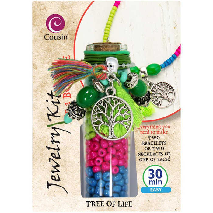 Jewelry Kit In A Bottle x Tree Of Life - Makes two pieces of jewellery