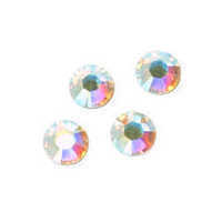 Swarovski Crystal Flat Back Rhinestones - Crystal AB 4mm x 20