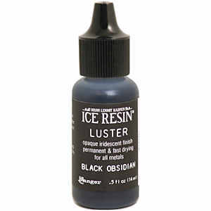 Ice Resin Luster Paint x Black Obsidian