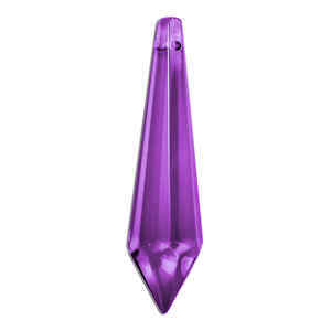 Crystal Icicle Drop - Purple x 60mm