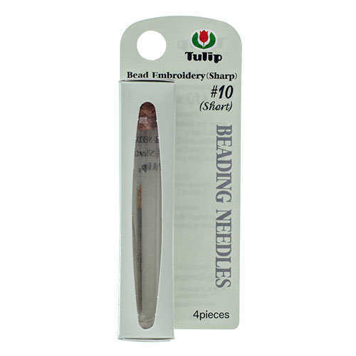 Tulip Beading Needles - Size 10 Short - Pack of 4