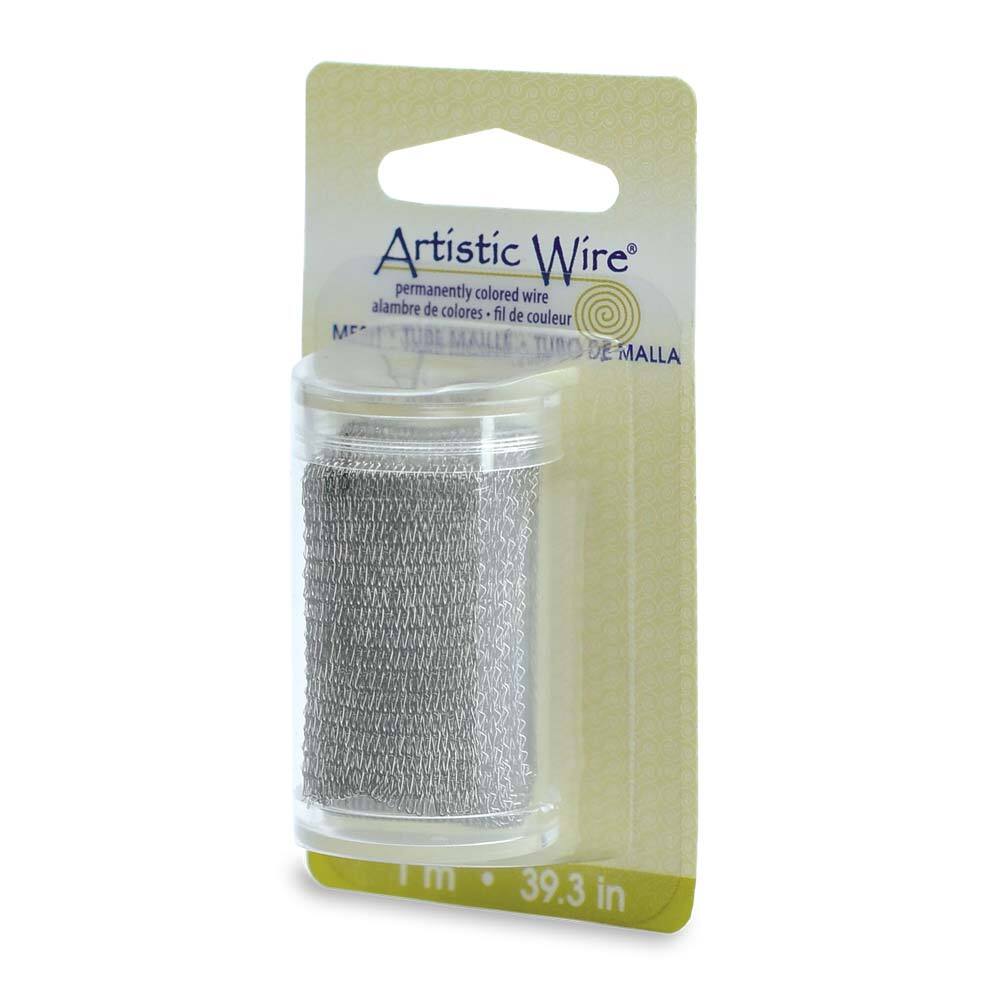 Artistic Wire Mesh x Silver can be stretched, strung on, tied, glued