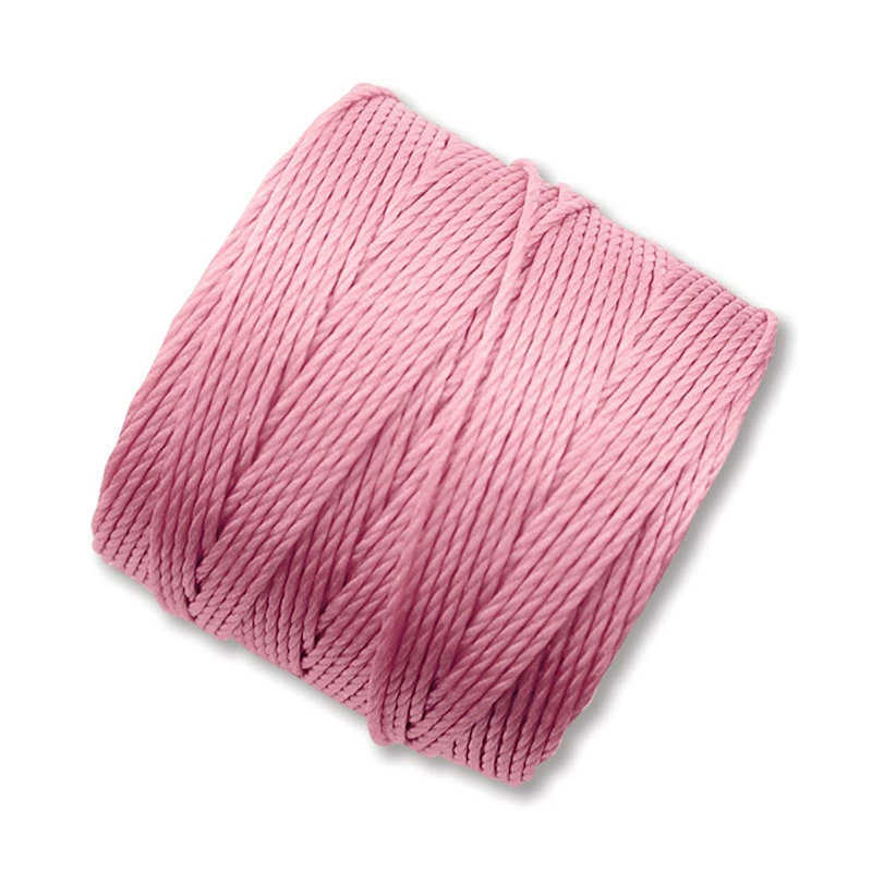 Beadsmith SLon Nylon Beading Cord Rose
