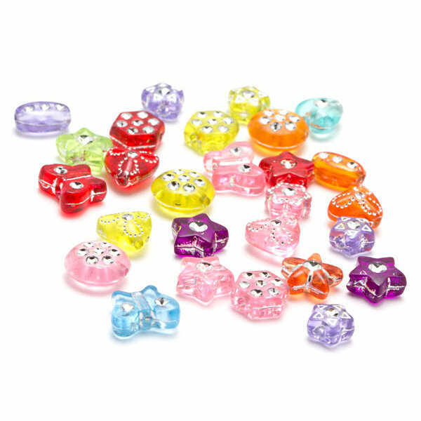 Fun Pack of Acrylic Shaped Beads