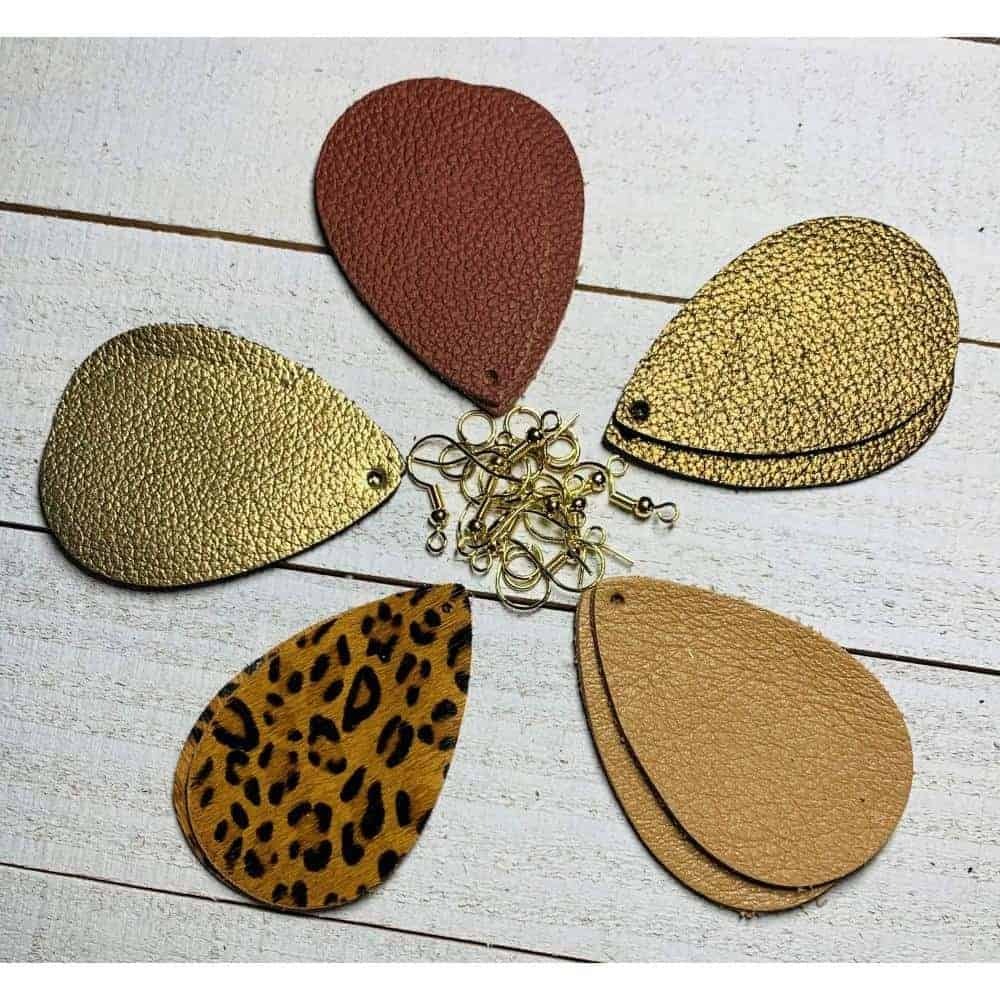 Leather Earring Kit Make Your Own