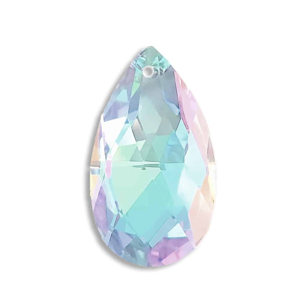 Crystal Teardrop Chandelier Bead - Crystal AB