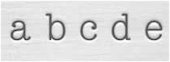 ImpressArt Typewriter Lower Case