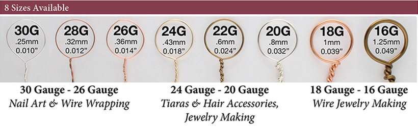 3 Pack Jewelry Wire, 18-Gauge Tarnish Resistant for Jewelry Making, Copper Wire for Jewelry Making and Crafting (Gold, Silver and Bronze)