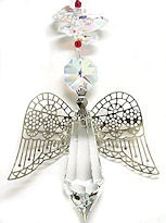 Angel Wings Crystal Suncatcher