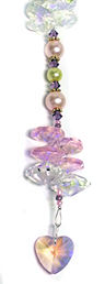 Crystal Heart Suncatcher