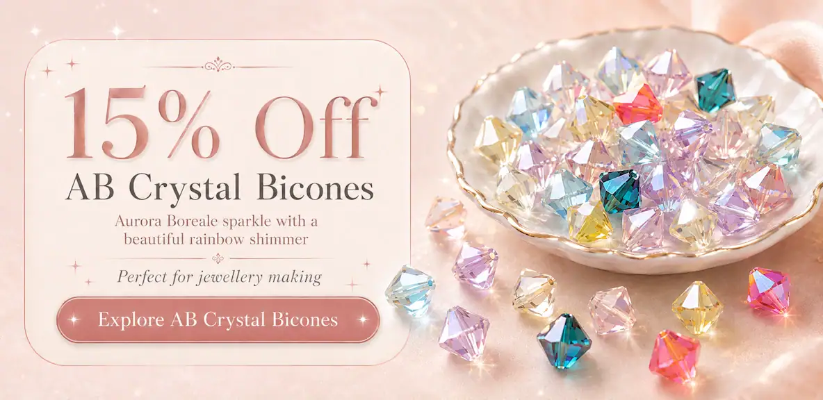 Preciosa Crystal Bicone Beads - 15%