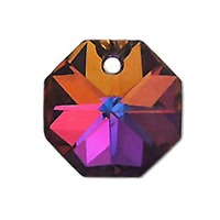 Preciosa Crystal Octagon - Volcano x 14mm